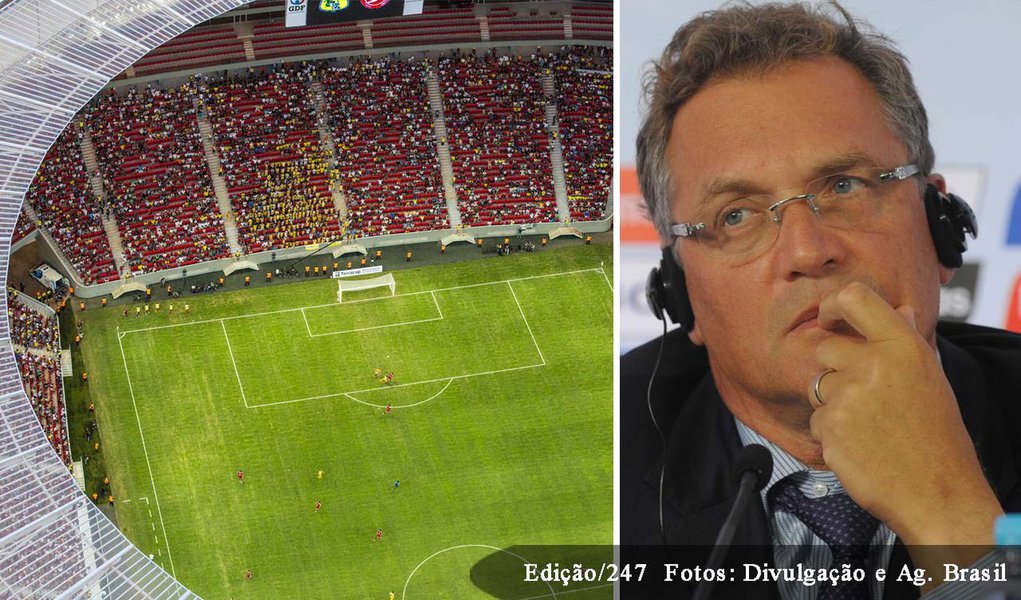 Um das cobranças do secretário-geral da Fifa, Jérôme Valcke, foi com relação ao gramado da arena; "Precisamos trabalhar para ter a certeza de que ele estará em melhor qualidade até a Copa do Mundo. Nós temos tempo de sobra para que o campo melhore", disse, durante coletiva de imprensa na sede do Comitê Organizador Local, no Riocentro, zona oeste do Rio