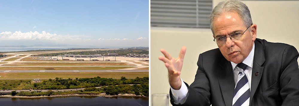 O presidente da Infraero, Gustavo do Vale; ele destacou que a experiência da cidade em receber grandes eventos ajudará a estatal a administrar a movimentação de passageiros; "Na Jornada Mundial da Juventude, lotamos dois Maracanãs nos terminais do Galeão e do Santos Dumont em apenas um dia. Tenho certeza que na Copa do Mundo não vai ser diferente", assegurou Vale