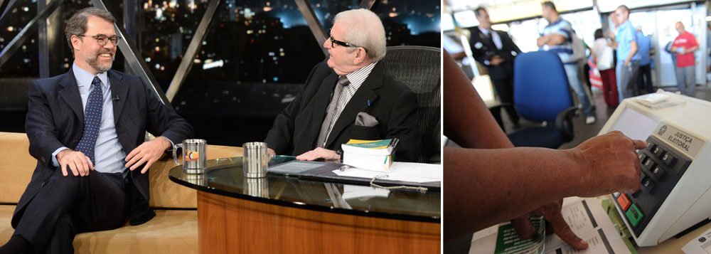 Presidente do Tribunal Superior Eleitoral, ministro Dias Toffoli defendeu o fim de doações privadas, em entrevista ao programa Jô Soares; "A necessidade é estabelecer um limite. Deveríamos estabelecer o fim das doações por empresas", afirmou; "Empresa não vota. Qual o interesse dela? Por que que, ao invés de distribuir o lucro para o acionista, ela vai doar para um partido? É altruísmo?", questionou o ministro; STF já votou a favor do fim do financiamento privado, mas Gilmar Mendes pediu vista e não devolveu o processo