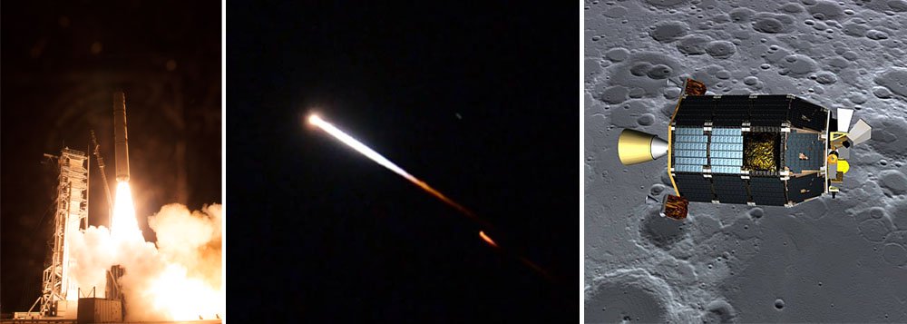 Sonda da Nasa é disparada na madrugada deste sábado 7 de setembro; imagem impressiona; missão é colher informações sobre o que há no entorno da Lua