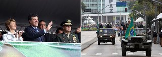 Governador afirmou neste 7 de setembro, durante o desfile cívico-militar em Curitiba, que a data comemora o amor dos brasileiros pelo Brasil; tucano também falou sobre os protestos e declarou que o Paraná apoia as manifestações pacíficas; "Vivemos um momento diferente, de manifestações em todo o país. Isso é compreensível e o principal objetivo é cobrar da classe política uma mudança de comportamento"