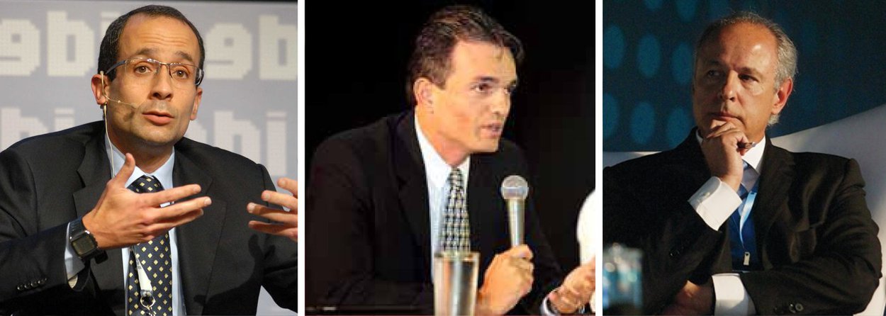 Um pedido do procurador Julio Marcelo de Oliveira (centro) pode lançar uma nuvem de suspeição sobre a Operação Lava Jato; nesta sexta-feira, ele pediu que oito construtoras envolvidas na Operação Lava Jato sejam declaradas inidôneas, ficando, assim, impedidas de realizar futuros negócios com a União e com empresas estatais; se esse pedido avançar, sobrarão apenas duas empreiteiras aptas a realizar grandes obras no Brasil: a Odebrecht, de Marcelo Odebrecht (esq.), que pagou uma propina de US$ 23 milhões a Paulo Roberto Costa, e a Andrade Gutierrez, comandada por Otávio Azevedo (dir.) e tida como a mais ligada ao lobista Fernando Baiano; será que toda a denúncia de cartel servirá apenas para que duas empresas (ainda poupadas na Lava Jato) formem um duopólio?