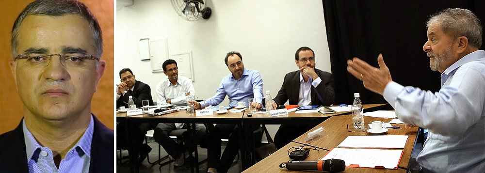 "O PT cobrou duramente o deputado federal André Vargas (PR). Maria das Graças Foster, presidente da Petrobras, reviu decisão e veio ao Senado. E Dilma falou publicamente contra a oposição na batalha da CPI da Petrobras. Isso tudo acontece depois que Lula botou a boca no trombone", disse o colunista Kennedy Alencar, sobre a entrevista do ex-presidente a blogueiros 