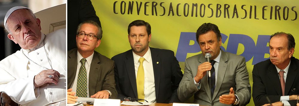 "O discurso neoliberal do tucanato já se foi. E eles não perceberam", diz post do blog sobre o novo documento do papa Francisco, que chamou o capitalismo de "nova tirania"