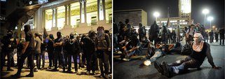 Daniel Guimarães Ferreira, Henrique Palavra Vianna e Jahn Gonçalves Traxler, administradores da página do Black Bloc na internet, foram presos em flagrante, no último dia 5, em uma operação da Polícia Civil para localizar pessoas envolvidas em atos de vandalismo nas manifestações ocorridas desde junho na capital fluminense