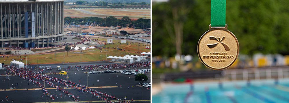 Os investimentos previstos para as áreas de desporto e lazer no Distrito Federal este ano chegam a R$ 97,5 milhões; o aporte contempla a Gymnasíade (Olimpíadas Escolares Mundiais), a Copa do Mundo, as Olimpíadas e a candidatura à Universíade (Olimpíadas Universitárias Mundiais)