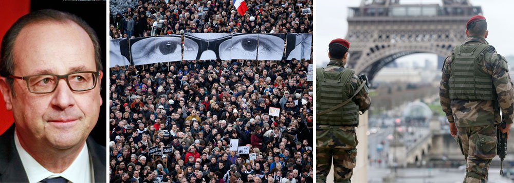"Alvo de uma política permanente de segregação e violência, muçulmanos franceses agora são apresentados como ameaça à segurança e ao progresso de seu país", escreve Paulo Moreira Leite, diretor do 247 em Brasília; jornalista diz que o fantasma do "radicalismo muçulmano" ganhou um reforço ontem, quando se anunciou que 5 mil soldados foram deslocados para garantir a segurança de escolas judaicas do país; ele recorda acontecimentos da história da França, como a perseguição ao capitão judeu Alfred Dreyfus e o mais prolongado conflito entre franceses e muçulmanos, a guerra da Argélia, e alerta: "é razoável perguntar qual opção o governo de François Hollande irá tomar diante de um atentado que merece repúdio universal – mas não pode ressuscitar assombrações de seu próprio passado"