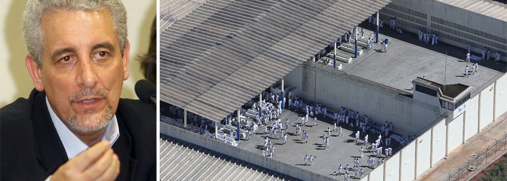Quem diz isto é o presidente do STF, Joaquim Barbosa; ele respondeu a um pedido de esclarecimentos, feito ao Brasil pelo Ministério Público italiano, sobre as condições dos presídios do país; autoridades da Itália querem saber se as instalações prisionais têm condições de garantir os” direitos fundamentais da pessoa humana"