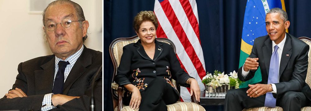 Segundo o presidente do Conselho Empresarial Brasil-EUA, Rubens Barbosa, a confirmada a visita de Dilma Rousseff a Washington para fins de junho é uma oportunidade para a retomada da relação econômico-comercial com os EUA; “Nessa área, a presidente Dilma poderia reafirmar seu comprometimento com o plano de ajuste econômico em curso e, assim, dar um forte sinal do compromisso de seu governo de retomar as bases para o crescimento da economia brasileira”