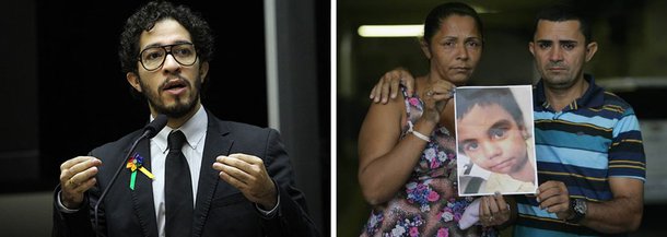 Em seu perfil no Facebook, o deputado Jean Wyllys (PSOL-RJ) alerta para supostas imagens do menino Eduardo de Jesus Ferreira, de 10 anos, que foi morto ontem (3) por policiais militares no Complexo do Alemão; ele afirma que as fotos são falsas e "uma tentativa desonesta e perversa de justificar sua morte e, ao mesmo tempo, fortalecer os discursos demagógicos e irresponsáveis que defendem a redução da maioridade penal"; leia íntegra