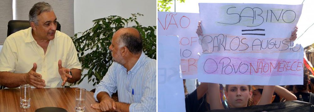 Rio das ostras é conhecida como a cidade do crescimento; em 10 anos, cresceu cerca de 190%; O município que se transformou completamente desde o seu período de emancipação, não percebe nenhuma mudança na política desde o seu primeiro prefeito; desde 1992, quando se emancipou, Rio das Ostras tem ex-tucano Sabino, hoje no PSC, e Carlos Augusto (PSDB); sucessivos acordos garantem o domínio tranquilo do poder por um mesmo grupo, que já vem exercendo mandatos desde o assassinato do primeiro prefeito, Cláudio Ribeiro