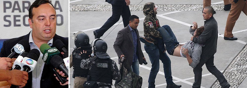 Após ação desastrosa contra manifestação de professores, governador Beto Richa (PSDB) é orientado a entregar "cabeças" para responder à violência praticada pela Polícia Militar nesta quarta-feira; segundo colunista Vera Magalhães, o mais cotado para cair é o secretário Fernando Francischini; número de feridos no cerco à Assembleia chegou a quase 200 pessoas