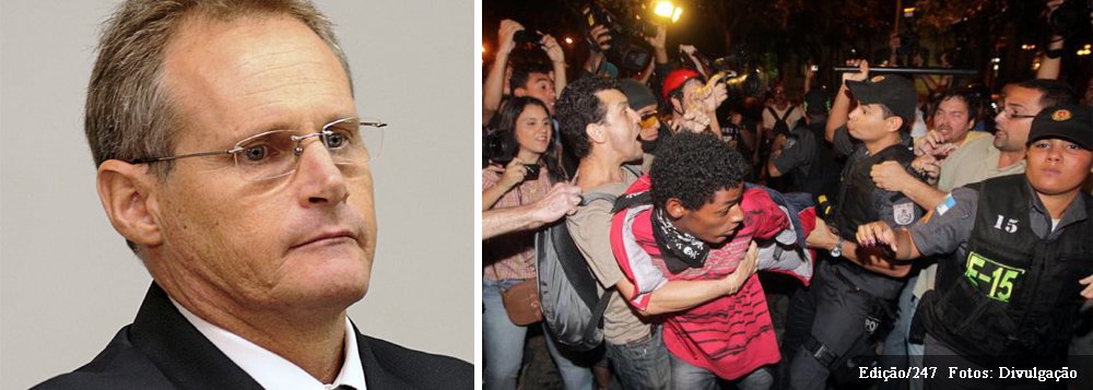 Segundo o secretário de Segurança do Estado do Rio, o confronto é "antagônico ao processo democrático e às manifestações"; "Eu acredito que um movimento que se torna caótico é ruim pra todo mundo. Perdem os manifestantes, perde a polícia e também perde a sociedade, que presencia cenas que ninguém gostaria de ver", disse 