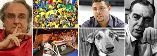 Em campanha pelo insucesso da Copa de 2014 e pela derrota do PT nas eleições de outubro, o colunista Arnaldo Jabor agora se coloca como o anti-Nelson Rodrigues; diz que o Brasil deixou de ser a pátria de chuteiras para se transformar nas "chuteiras sem pátria"; artigo faz parte do esforço para que os brasileiros se sintam "envergonhados" durante o torneio, como disse o atacante Ronaldo; Jabor se inspira no dramaturgo, mas o que mais Nelson Rodrigues criticava era o complexo de vira-latas dos brasileiros; "somos hoje uma nação de humilhados e ofendidos", disse Jabor; alguém escutou um au-au?