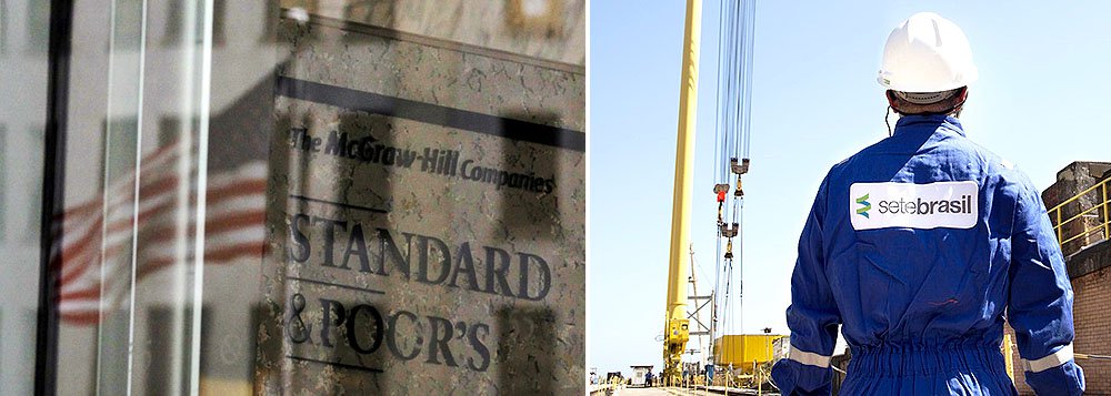 'Sete tem rolado seus empréstimos-ponte existentes com um grupo de bancos até que negocie as condições finais sobre o pacote de financiamento de longo prazo, negociações que se tornaram mais difíceis após as investigações sobre corrupção na Petrobras', justificou a S&amp;P
