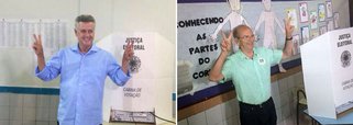 Com 692.855 votos, 45,23% do eleitorado, Rodrigo Rollemberg (PSB) enfrentará Jofran Frejat (PR), que obteve 428.522 votos, o equivalente a 27,97% dos eleitores. Em terceiro, e fora da disputa, ficou o atual governador e candidato à reeleição Agnelo Queiroz (PT), com 20,07%; pela primeira vez, um governador no poder sai da disputa no primeiro turno; Luiz Pitiman (PSDB) aparece em quarto lugar, com 4,46%. Toninho do Psol (PSOL) tem 2,26% e Perci Marrara (PCO), 0%