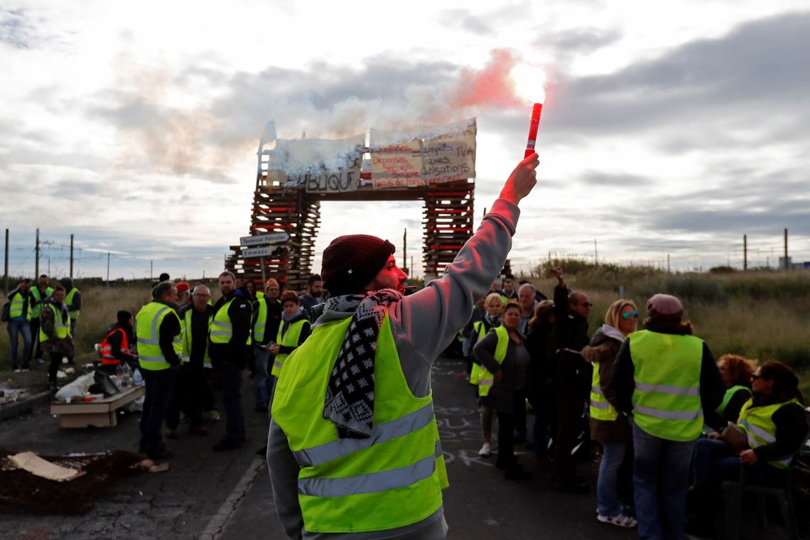 Protesto na França