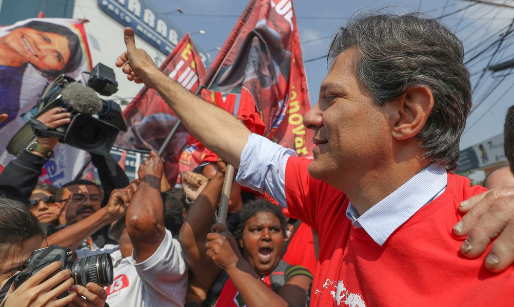 Haddad lidera na capital paulista