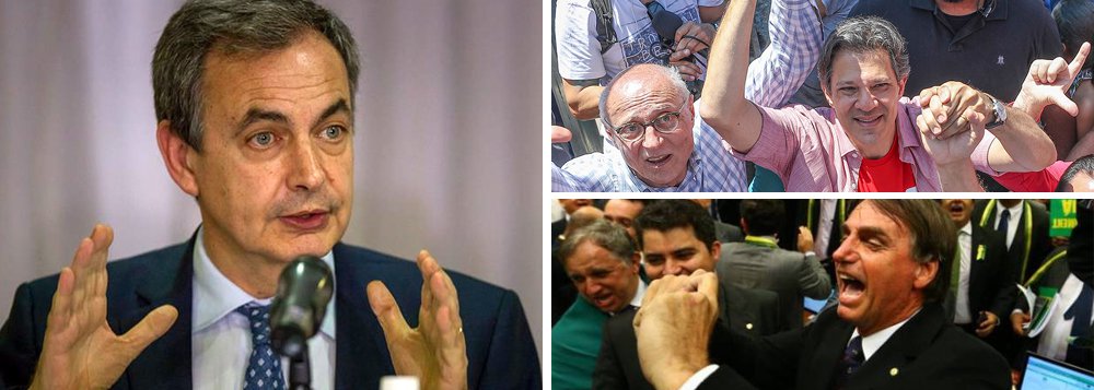 Zapatero: eleição no Brasil será decisiva para América Latina e o mundo