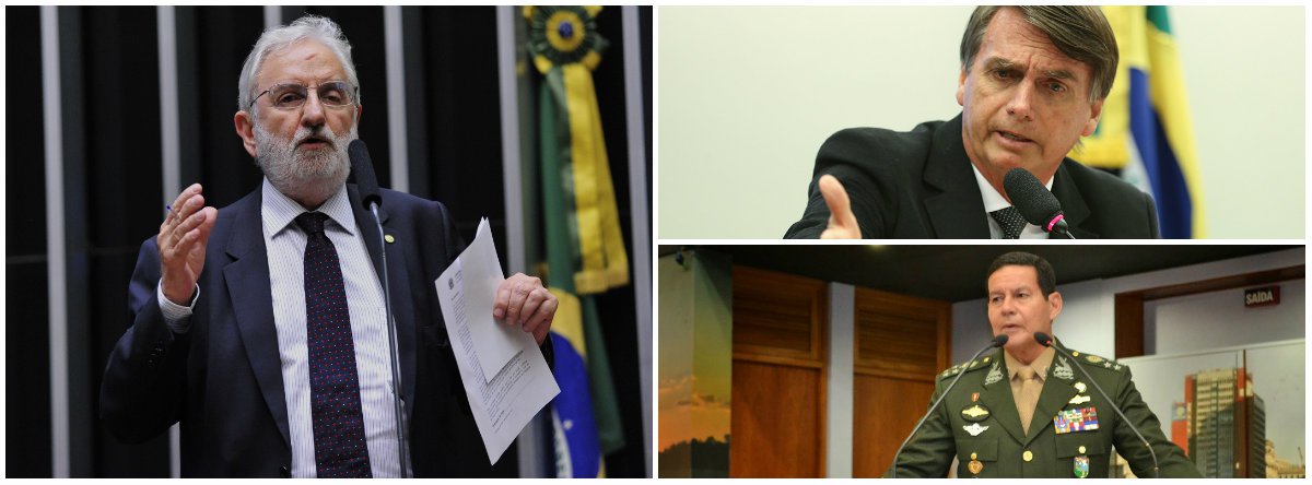 Valente: Bolsonaro prega golpe e Mourão é uma fábrica de falar besteiras