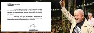 Preso político, Lula recebe mais um título de doutor honoris causa