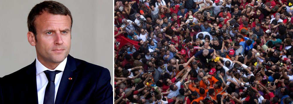 Deputados franceses pedem a Macron que interceda no caso Lula