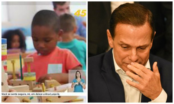 Campanha de Doria usa imagens de creches dos EUA e da Rússia como se fossem obras suas