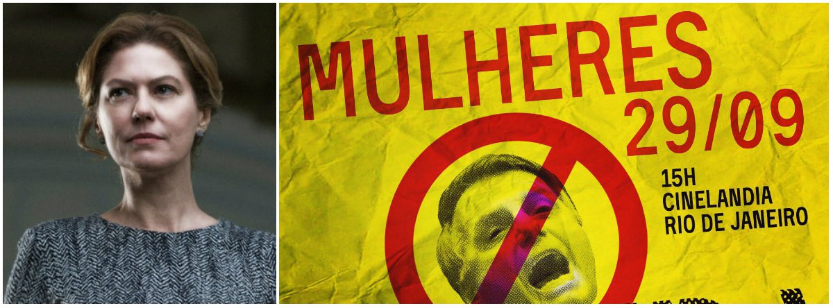 Patrícia Pillar: mulheres já se levantam contra o candidato que não respeita seus direitos