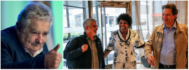 Parlamentares do PT fazem visita a Mujica e pedem Lula Livre