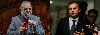 Mesmo preso há nove meses, Lula é o inimigo para o capitão Bolsonaro