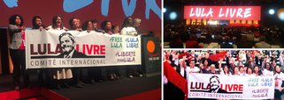 Congresso mundial de trabalhadores promove ato em defesa de Lula