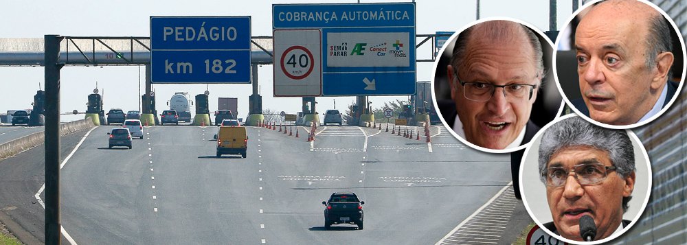 SP: o pedágio mais caro do Brasil fez a farra dos tucanos