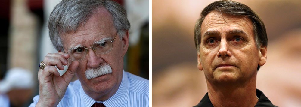 Tema de reunião entre Bolsonaro e Bolton: confrontar Cuba e Venezuela