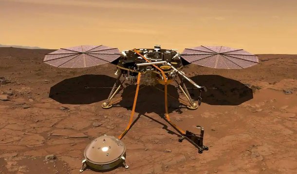 Sonda da Nasa pousa em Marte