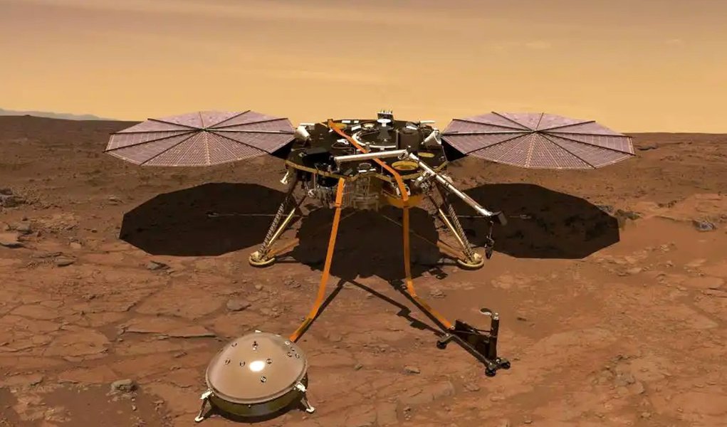 Sonda da Nasa pousa em Marte