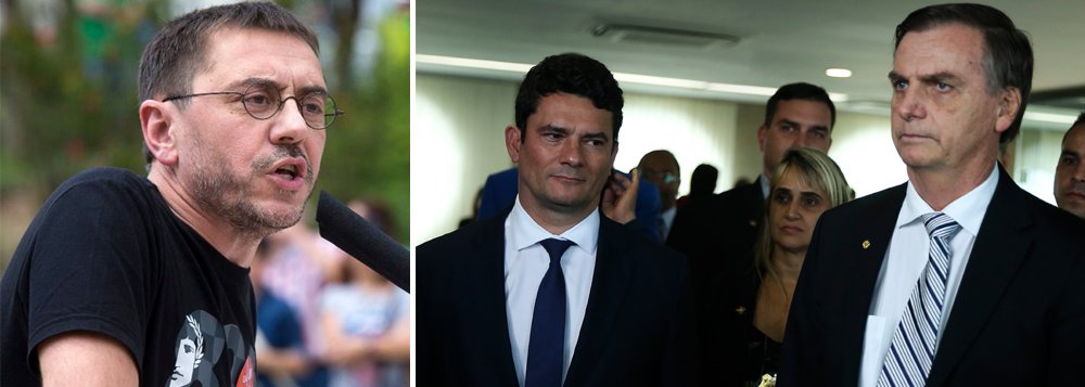 Monedero: Bolsonaro e Moro são peças dos interesses dos EUA
