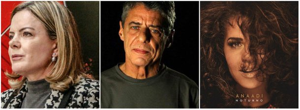 Gleisi parabeniza Chico por Grammy, em noite que teve Bolsonaro “neofascista”