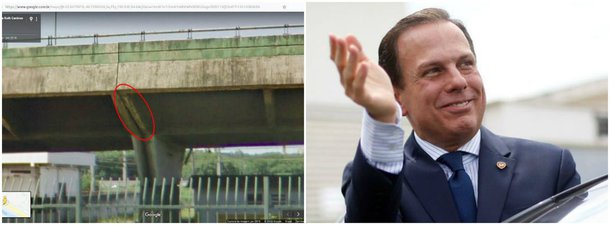 Imagens do Google já apontavam problemas em viaduto ainda na gestão Doria