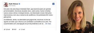 Colunista do Estadão é censurada e demitida por criticar Bolsonaro