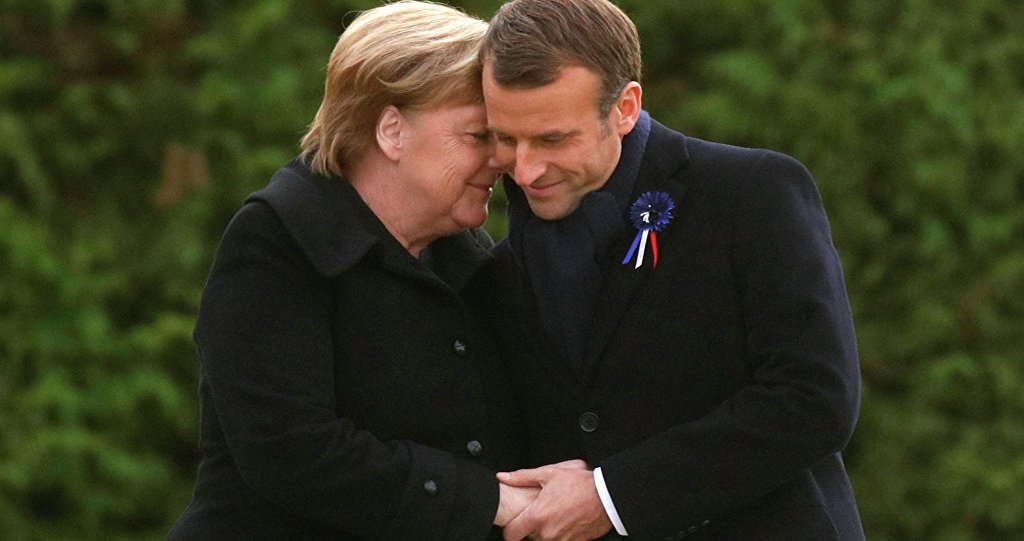 Macron e Merkel fortalecem união em evento pelo centenário da 1ª Guerra
