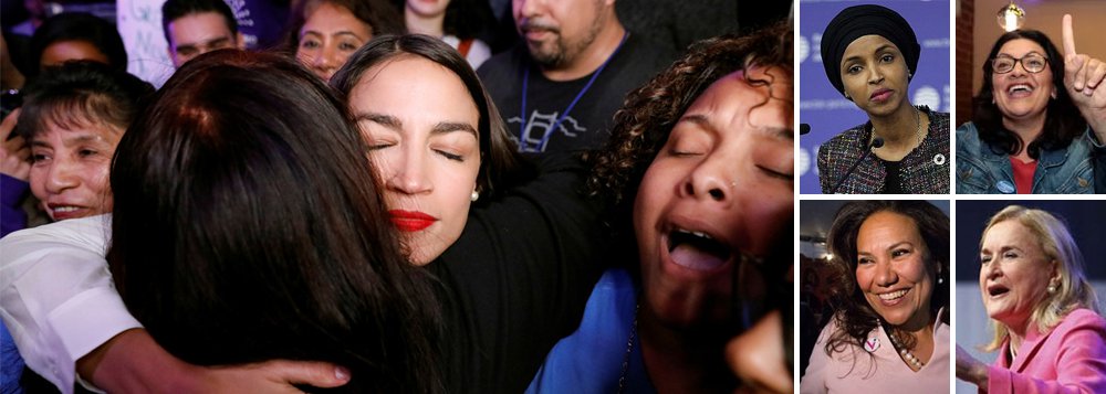 Vitória de mulheres em eleições é comemorada nos EUA