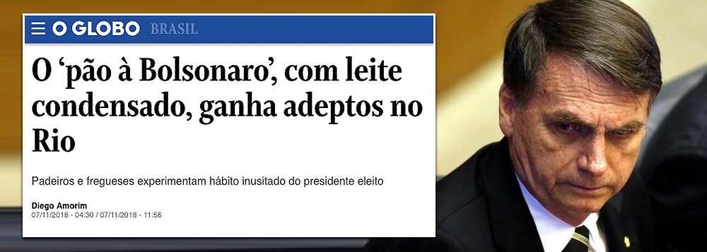 DCM: Globo desce mais um degrau e volta a bajular Bolsonaro
