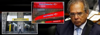 Paulo Guedes quer entregar o Banco do Brasil ao Bank of America