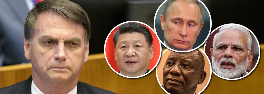 Brics estão de cabelo em pé com Bolsonaro