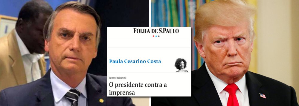 Bolsonaro coloca a imprensa, em especial a Folha, numa encruzilhada