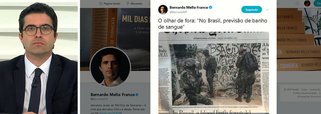 Bernardo Mello Franco: imprensa internacional prevê banho de sangue no Brasil