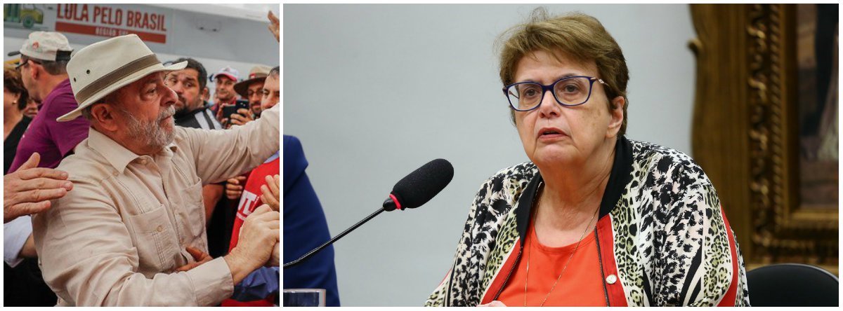 Margarida Salomão: as cortes do país devem libertar Lula imediatamente