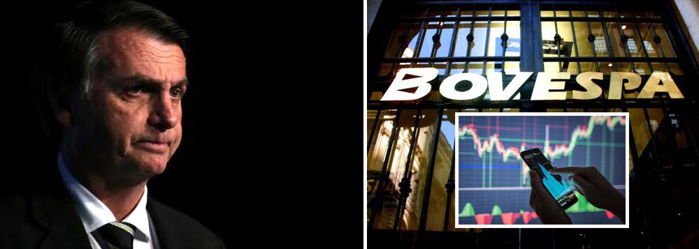 Bolsa desaba e dólar sobe no day after de Bolsonaro