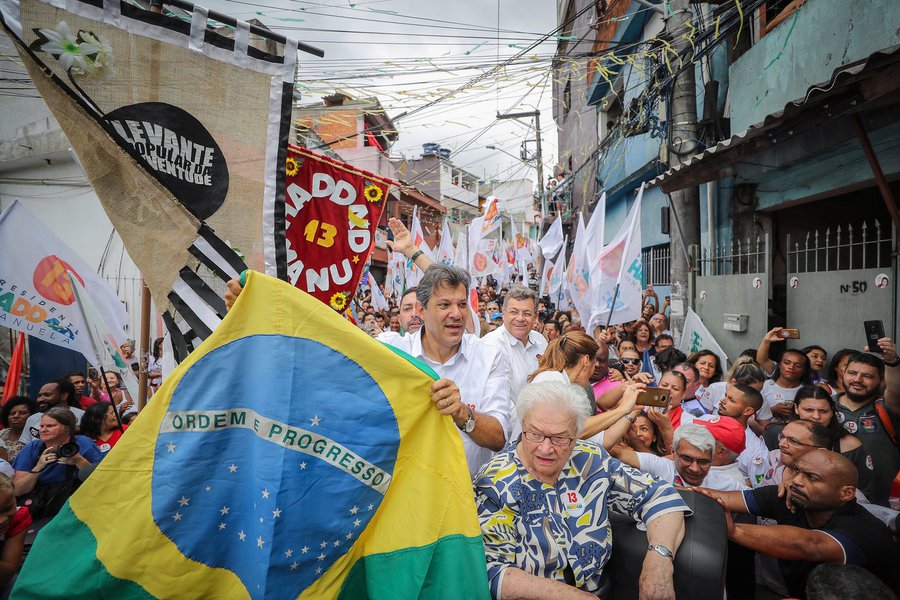 Haddad: urna é lugar de depositar esperança