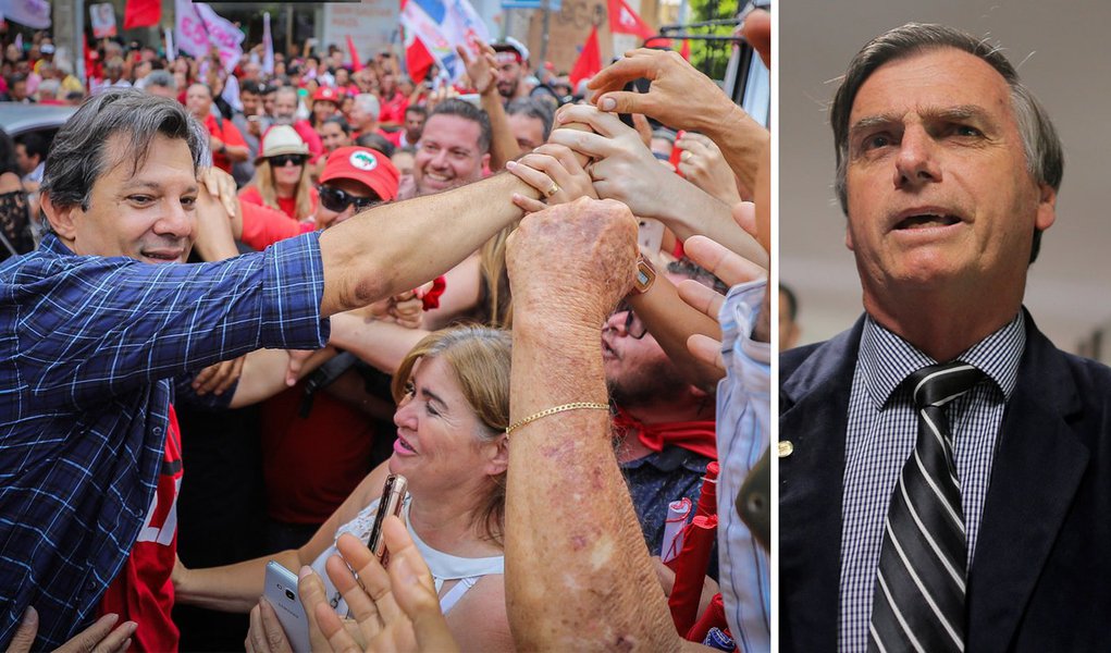 Haddad se destaca e Bolsonaro se enrola em entrevistas no Jornal Nacional